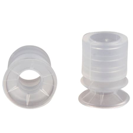 Fipa Bellows vacuum cup diam. 16 mm, Silicone transparent 27.016.001.2